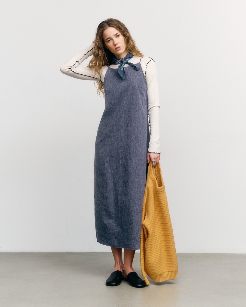 Rotholz Kjóll Easy Dress Speckled Navy