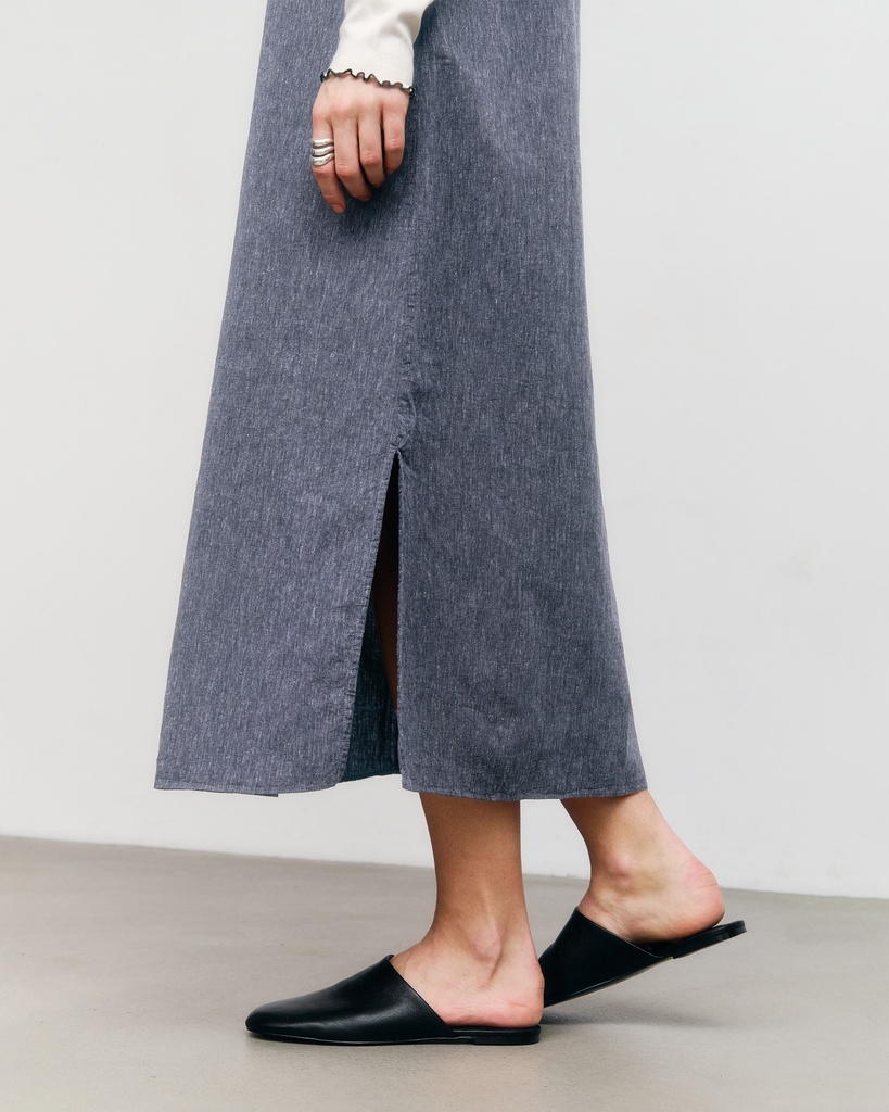 Rotholz Kjóll Easy Dress Speckled Navy