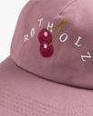 Rotholz Derhúfa Cherry Logo Floppy Cap Pink Stone