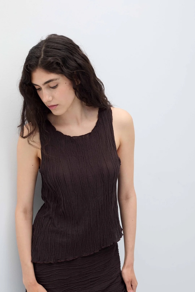 RITA ROW Toppur Leila Top Brown