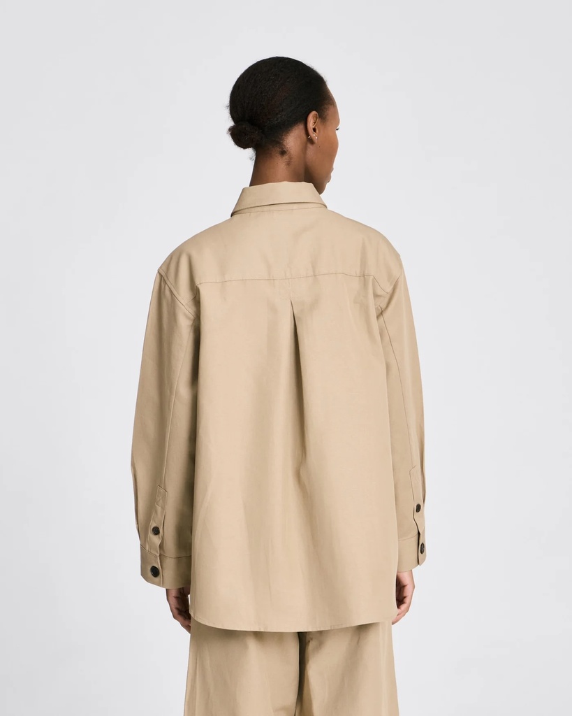 GAI+LISVA Skyrta Jannie Cotton/Linen Twill Shirt