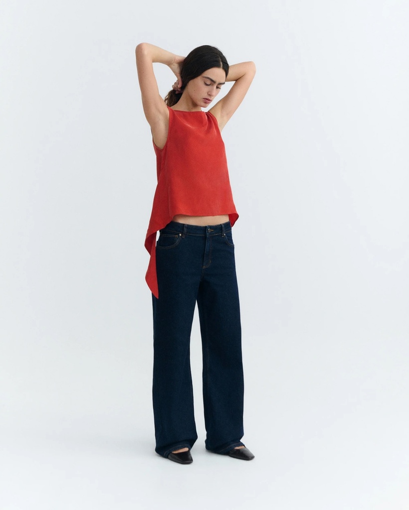 Thinking Mu Toppur Solea Top Clavel Red