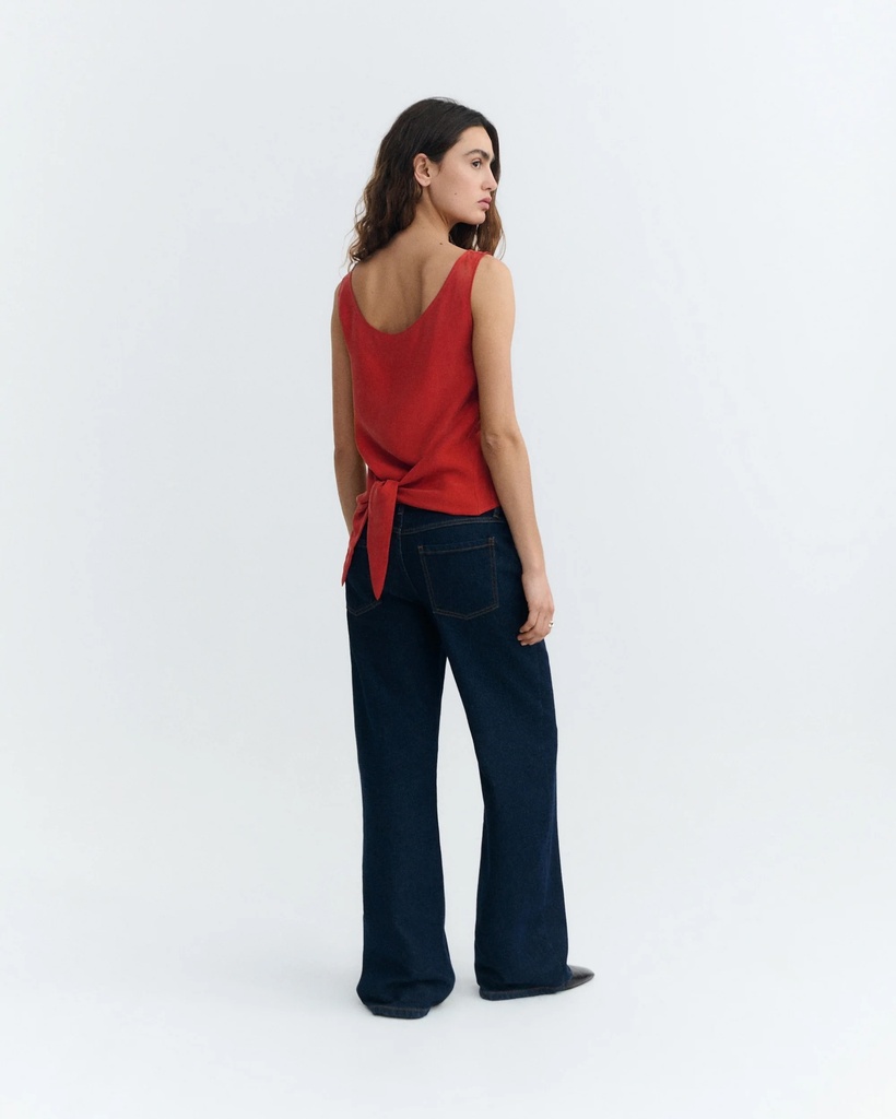 Thinking Mu Toppur Solea Top Clavel Red