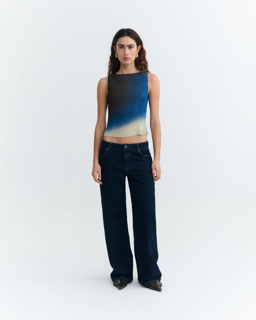 Thinking Mu Toppur Dora Top Glass Pleated