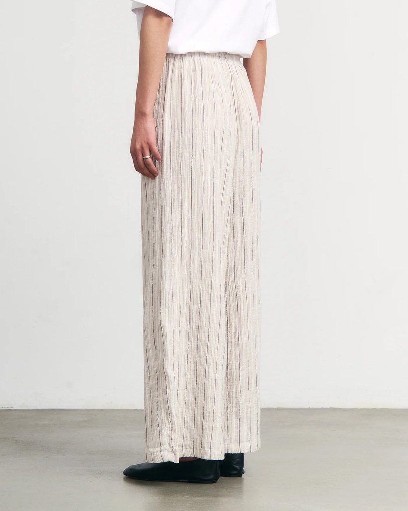Rotholz Buxur Flared Pant Sand Striped