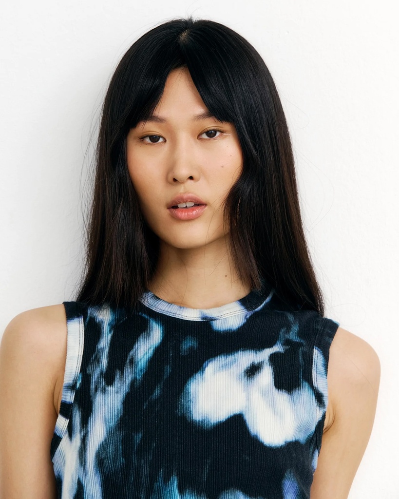 Rotholz Toppur Open Back Singlet Black Ocean