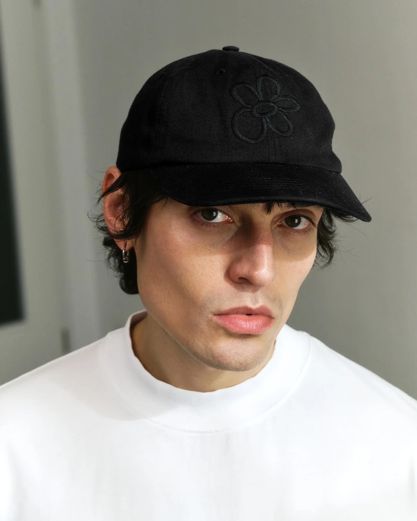 Rotholz Derhúfa Flower Classic Cap True Black