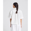 GAI+LISVA Skyrta Astrid S/S Shirt Poplin White