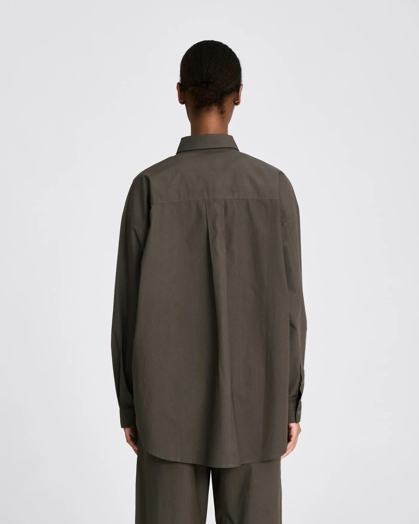 GAI+LISVA Skyrta Astrid L/S Shirt Poplin Black Ink