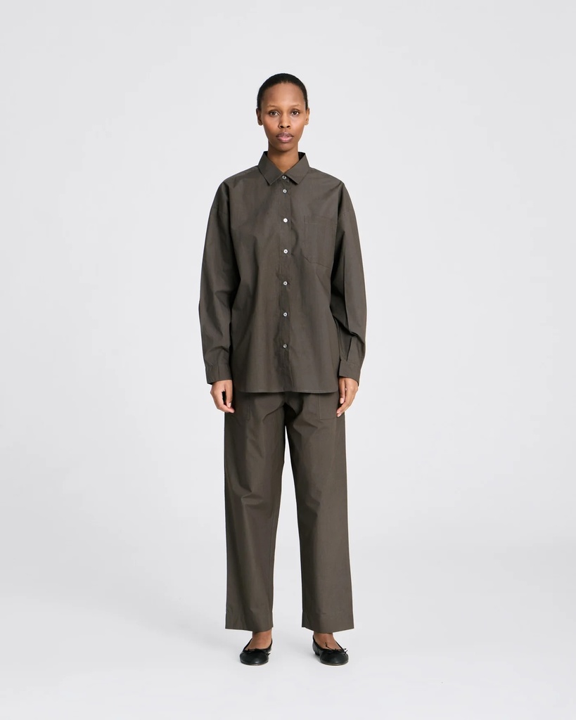 GAI+LISVA Skyrta Astrid L/S Shirt Poplin Black Ink