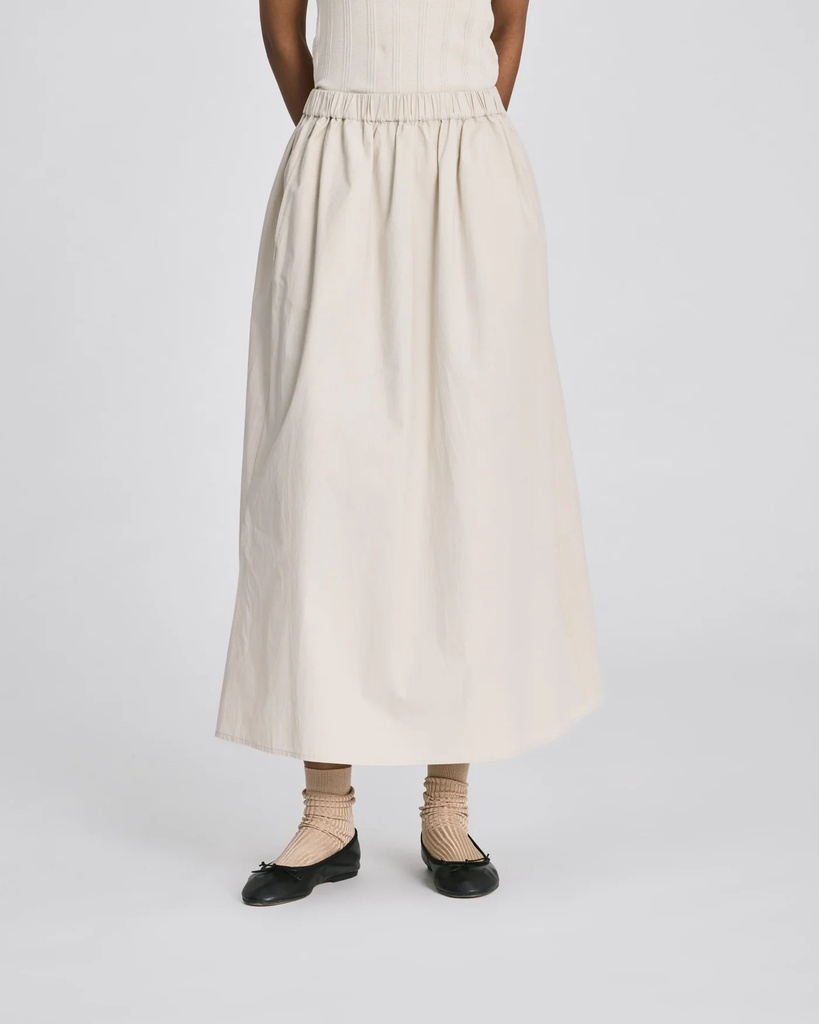 GAI+LISVA Pils Alice Poplin Skirt Ancient Grey