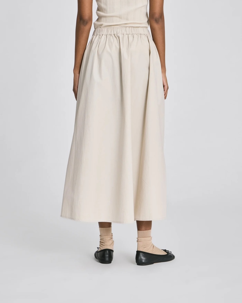 GAI+LISVA Pils Alice Poplin Skirt Ancient Grey