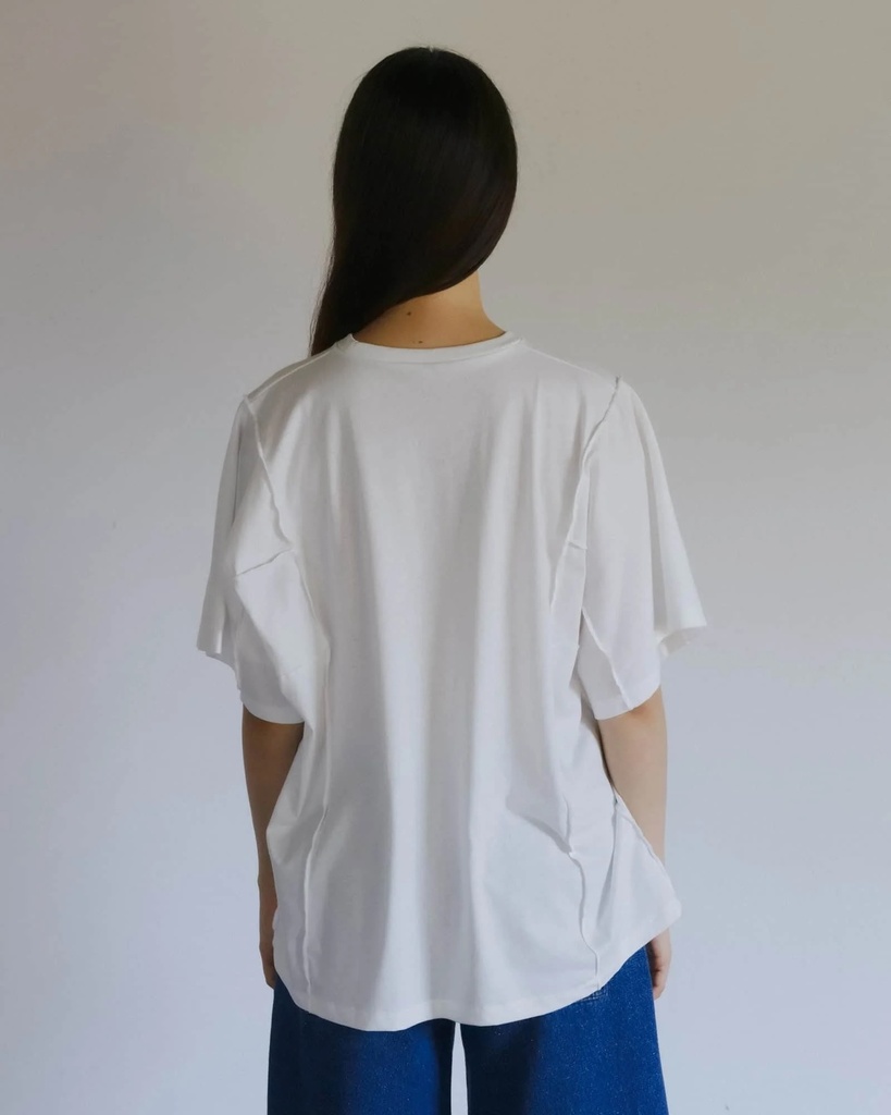 Baserange Bolur POI Tee Shirt Off White