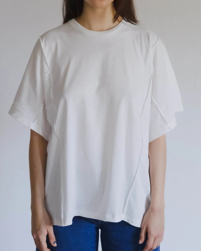 Baserange Bolur POI Tee Shirt Off White