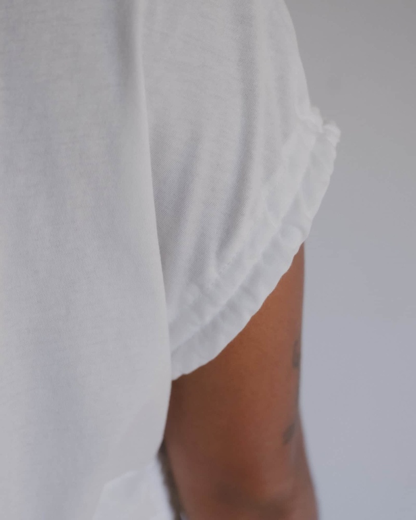 Baserange Toppur Stele Tank Off White