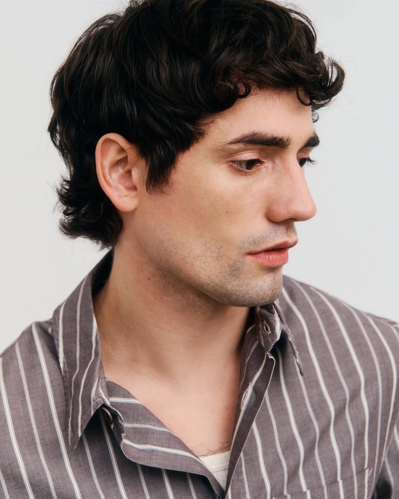 Rotholz Skyrta Casual Shirt Brown Stripe