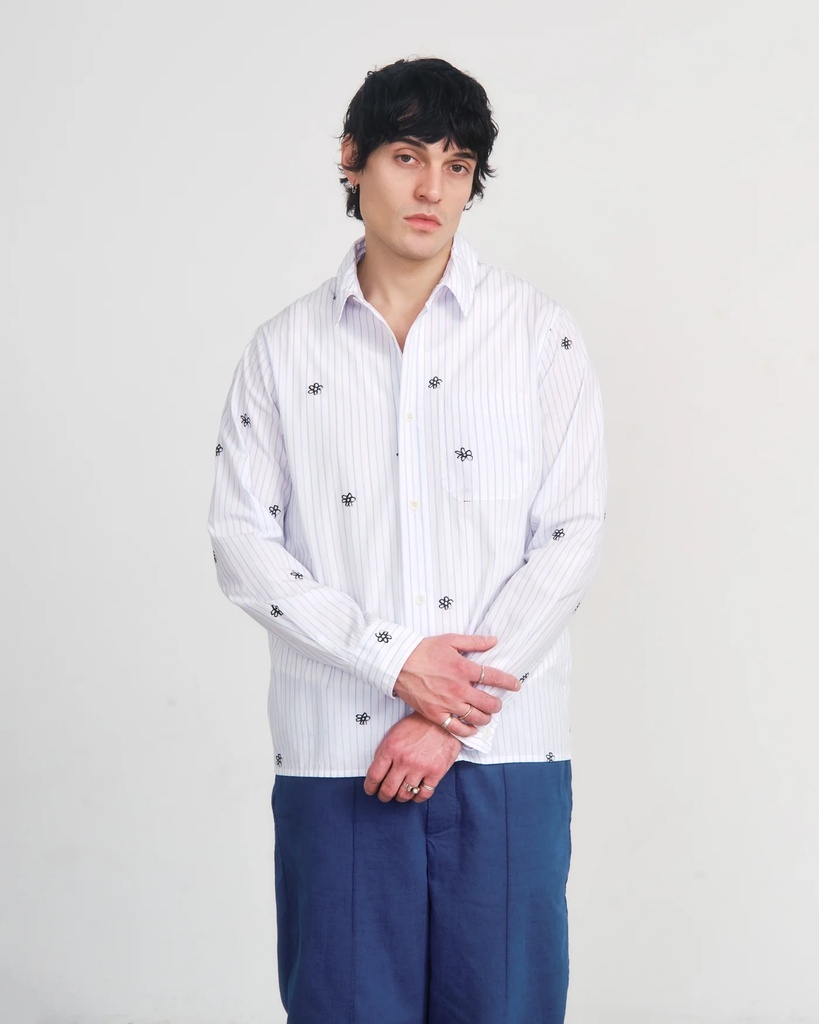 Rotholz Skyrta Casual Shirt Flower Stripe
