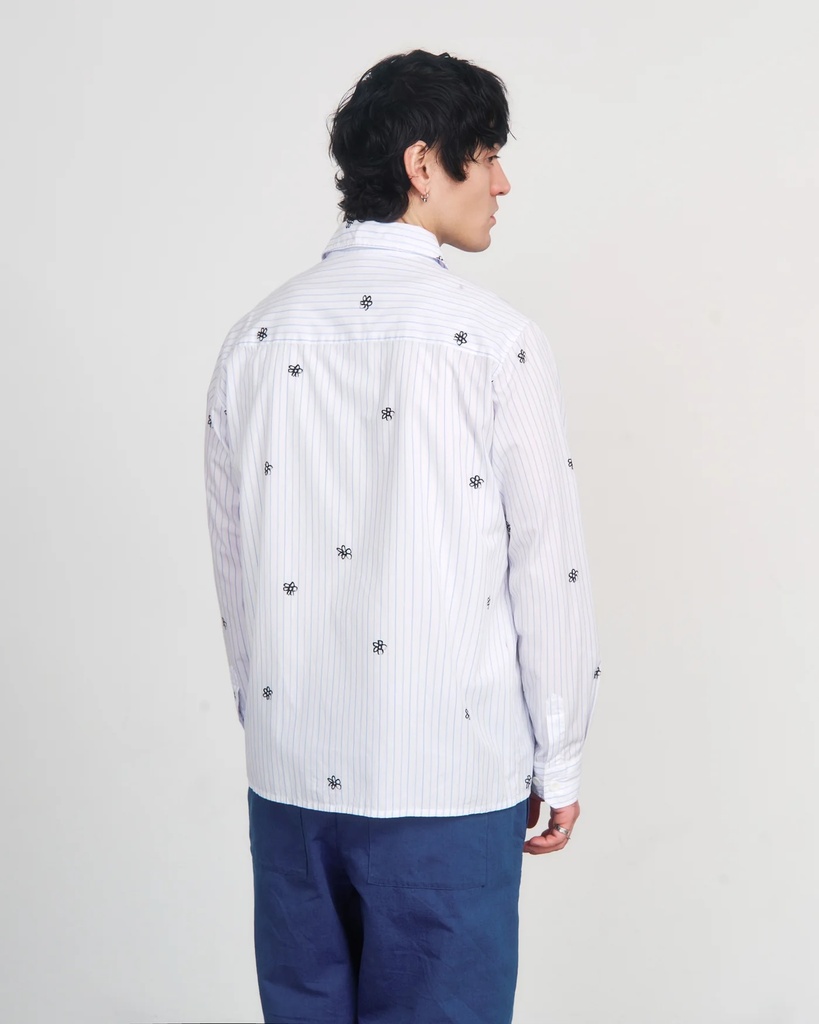 Rotholz Skyrta Casual Shirt Flower Stripe