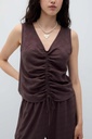 RITA ROW Toppur Bisou Top Brown