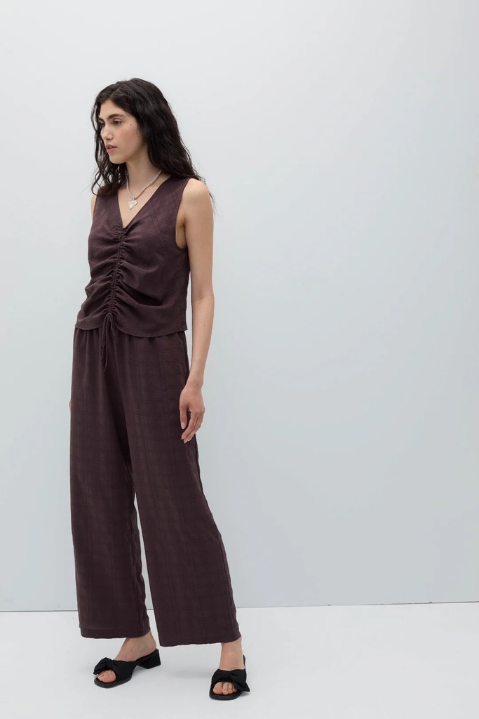 RITA ROW Toppur Bisou Top Brown