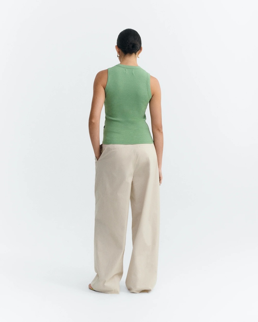 Thinking Mu Toppur Juliette Top Ivy Green