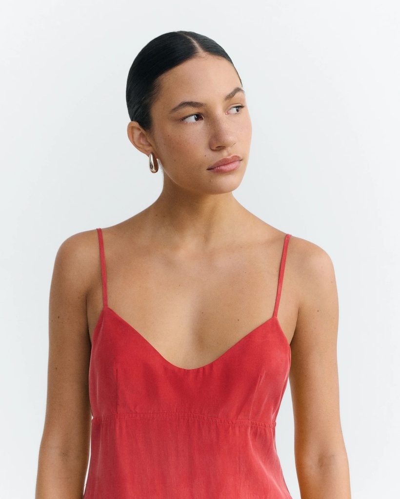 Thinking Mu Kjóll Dina Dress Clavel Red