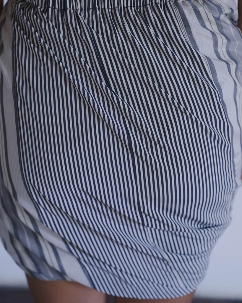 Baserange Pils Bella Skirt Grey Stripe