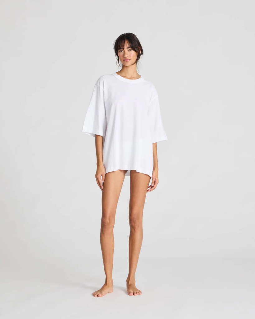 GAI+LISVA Bolur Maya Oversized Cotton Tee White