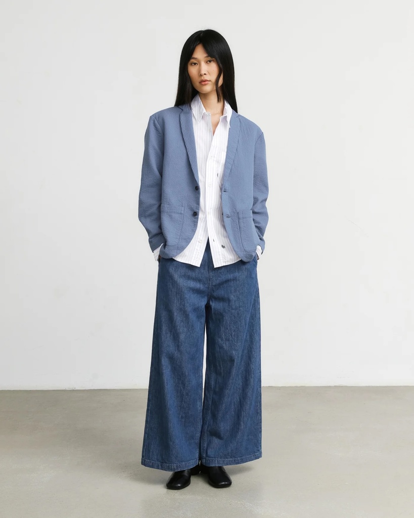 Rotholz Buxur Flared Pant Washed Denim