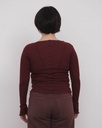 Baserange Toppur Pama long sleeve tee Nara red