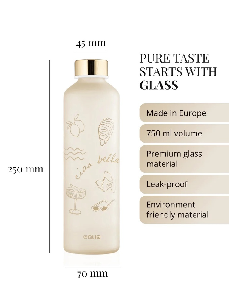 Equa Glerflöskur - Ciao Bella 750 ml