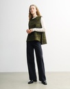 Rotholz Vesti Oversized Vest Speckled Green