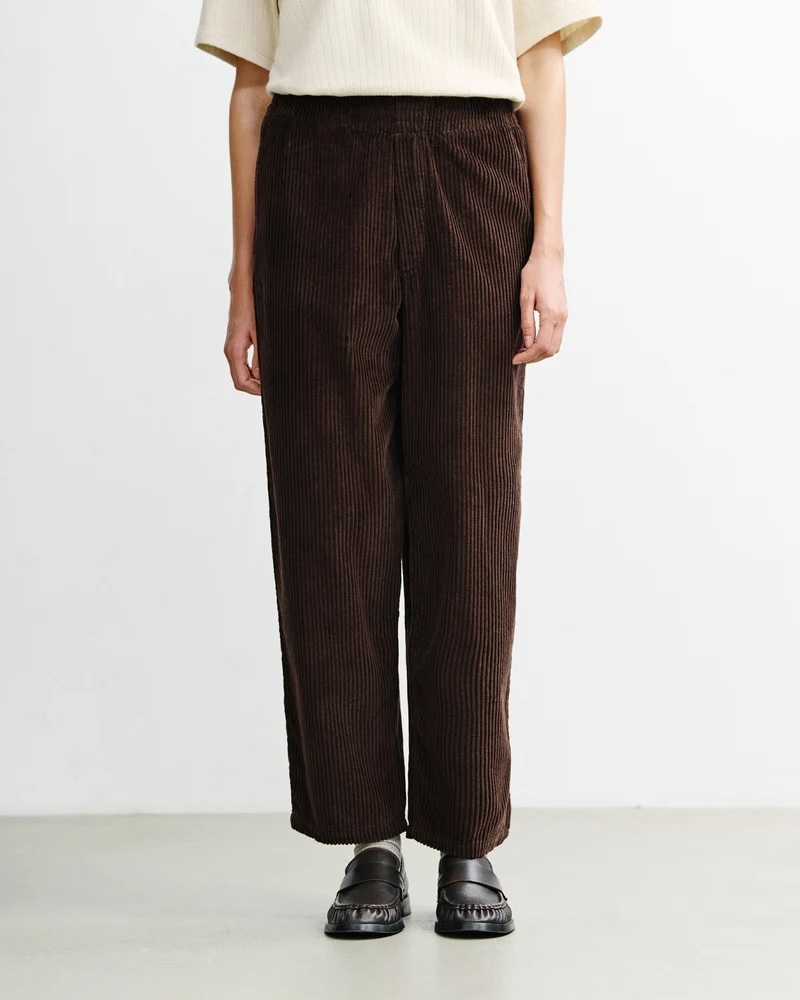 Rotholz Cord Wide Pant Chocolate Brown