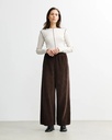 Rotholz Buxur Cored Flared Pant Chocolate Brown