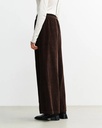 Rotholz Buxur Cored Flared Pant Chocolate Brown