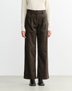 Rotholz Buxur Flannel Pantalone Black Brown