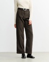 Rotholz Buxur Flannel Pantalone Black Brown