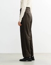 Rotholz Buxur Flannel Pantalone Black Brown