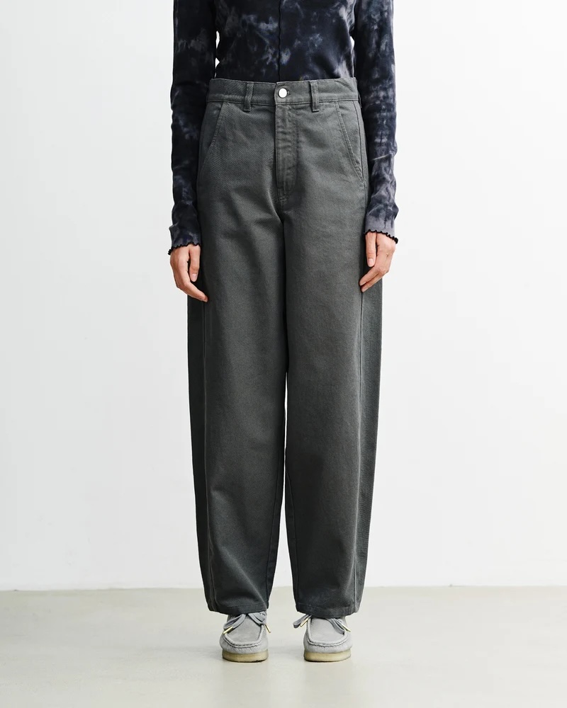 Rotholz Buxur Barrel-Leg Pant Washed Grey