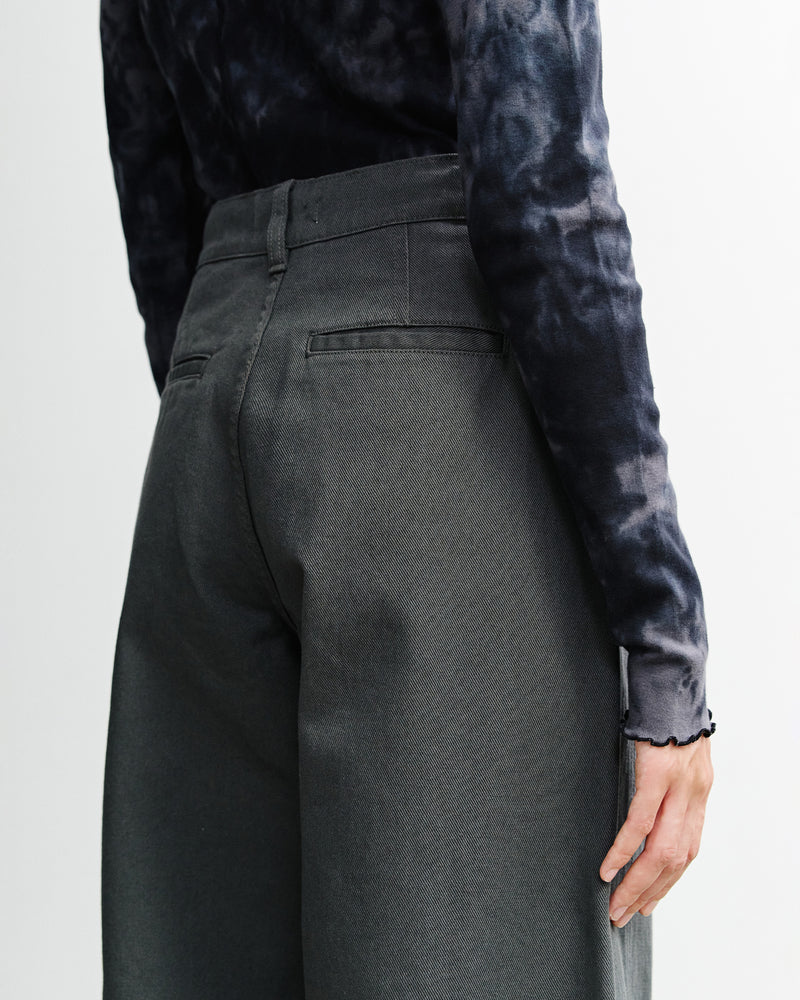 Rotholz Buxur Barrel-Leg Pant Washed Grey