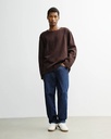 Rotholz Bolur Relaxed Longsleeve Dark Brown