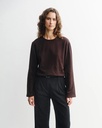 Rotholz Bolur Relaxed Longsleeve Dark Brown