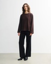 Rotholz Bolur Relaxed Longsleeve Dark Brown