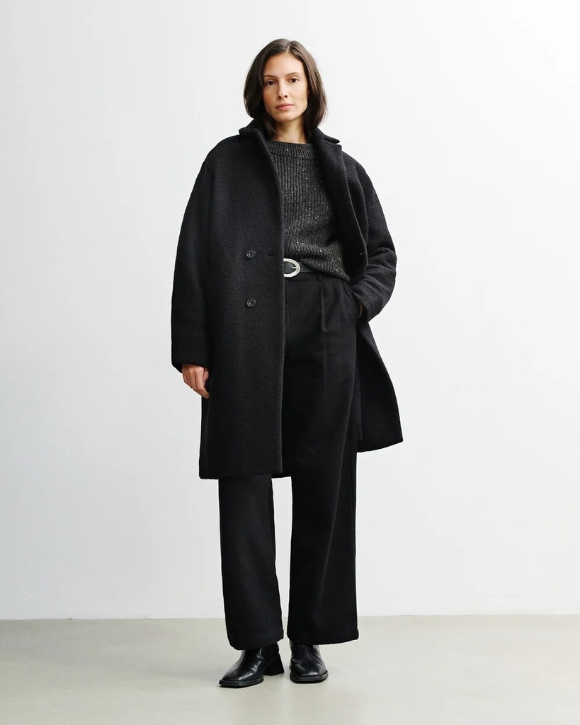 Rotholz Kápa - Formal coat True Black