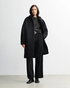 Rotholz Kápa - Formal coat True Black