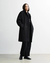 Rotholz Kápa - Formal coat True Black