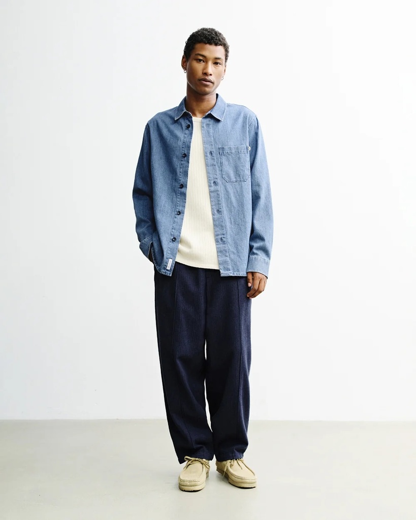 Rotholz Skyrta Casual Shirt Blue Denim