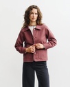 Rotholz Jakki Cropped jacket Washed burgundy