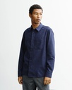 Rotholz Skyrta Flannel Casual Shirt Dark blue