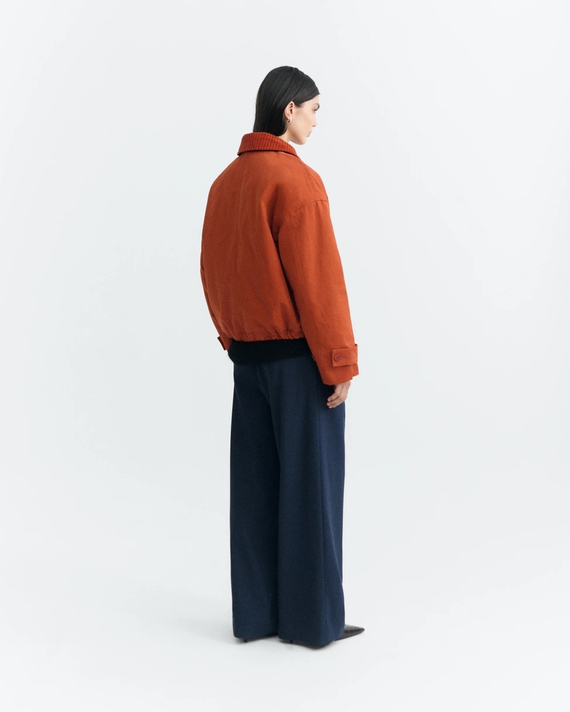 Thinking Mu Jakki Norma Jacket Bombay Brown